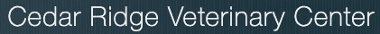 Cedar Ridge Veterinary Center Logo