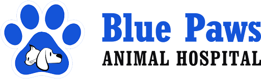 Blue Paws Animal Hospital Logo