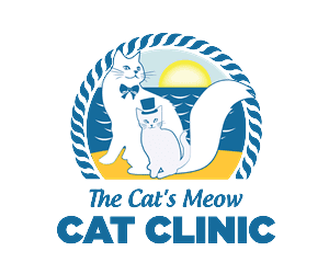 The Cat's Meow Cat Clinic Logo