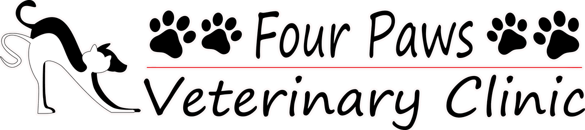 Four Paws Veterinary Clinic, Quincy IL Logo
