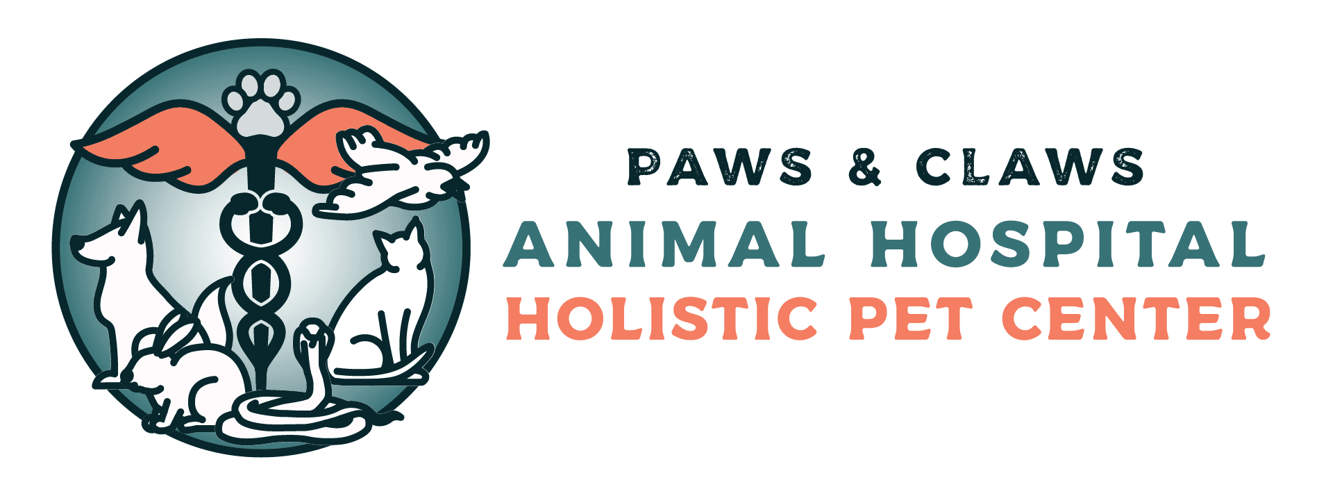 Paws & Claws Animal Hospital and Holistic Pet Center Logo