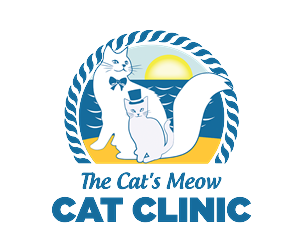 The Cat's Meow Cat Clinic Logo