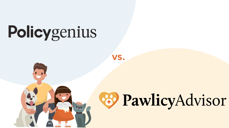 Policygenius vs Pawlicy Advisor pet insurance