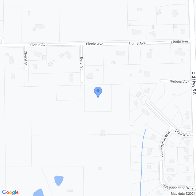 Map of veterinarians in Thomasville, AL
