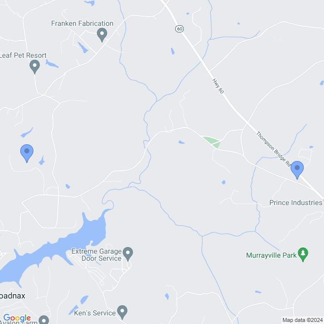 Map of veterinarians in Murrayville, GA