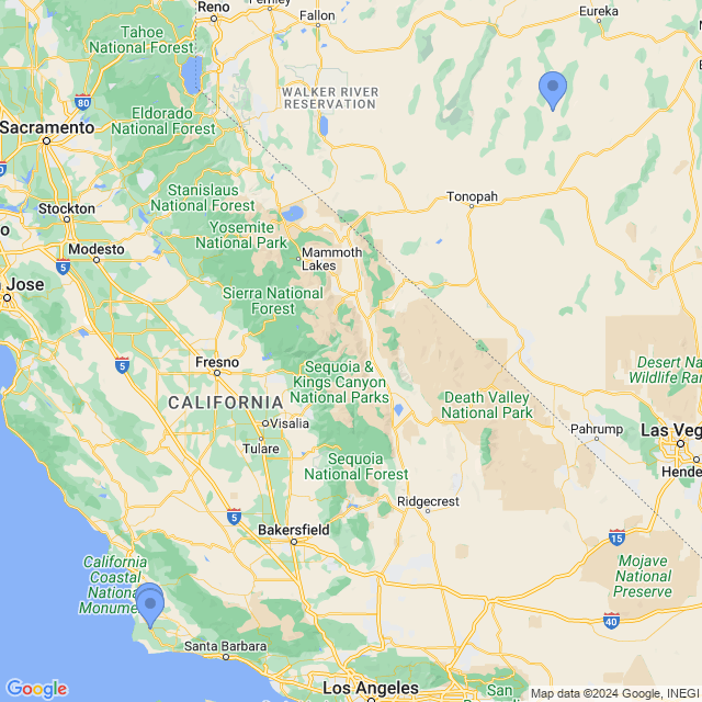 Map of veterinarians in Lompoc, CA