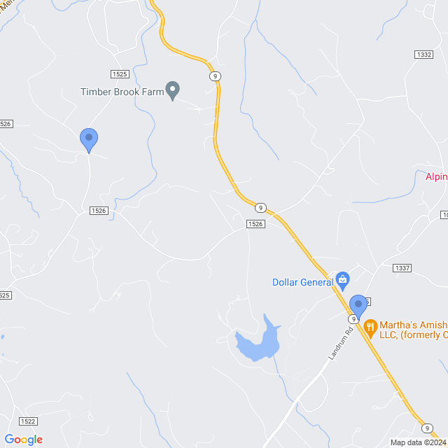 Map of veterinarians in Tryon, NC