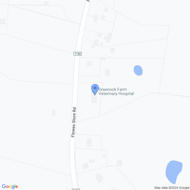 Map of veterinarians in Midland, NC