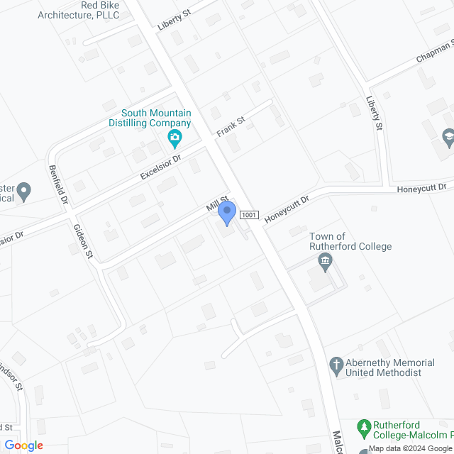 Map of veterinarians in Connelly Springs, NC