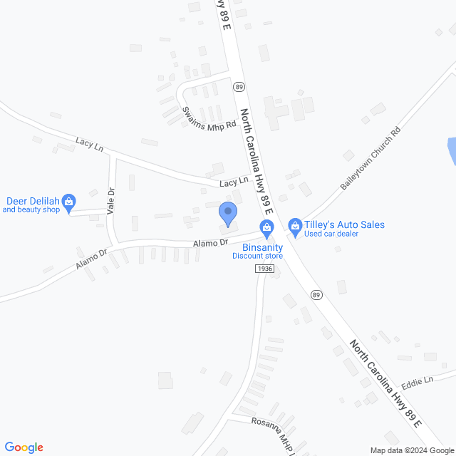 Map of veterinarians in Walnut Cove, NC