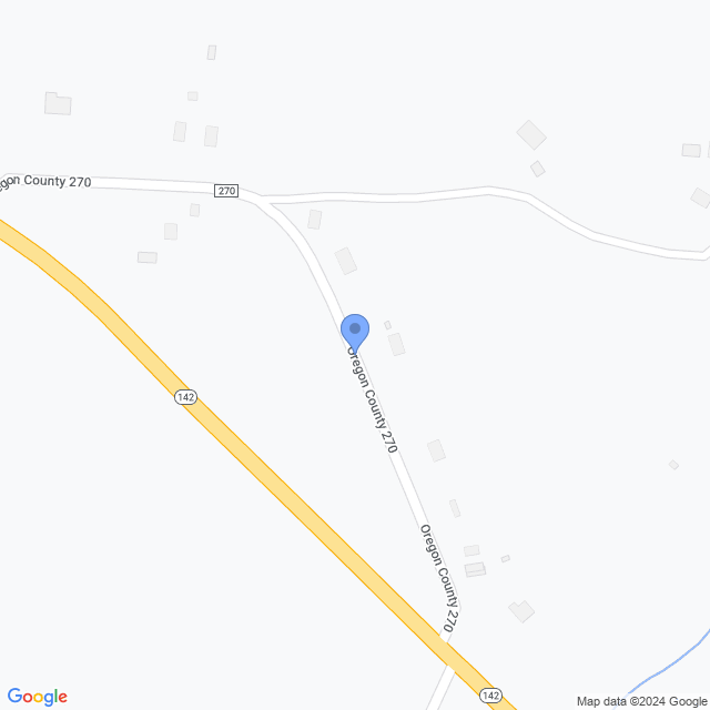 Map of veterinarians in Thayer, MO
