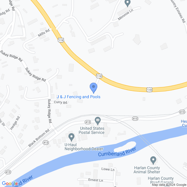 Map of veterinarians in Baxter, KY