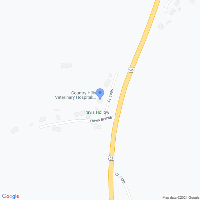 Map of veterinarians in East Point, KY