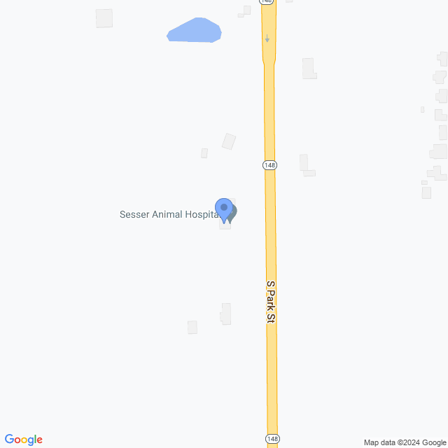 Map of veterinarians in Sesser, IL