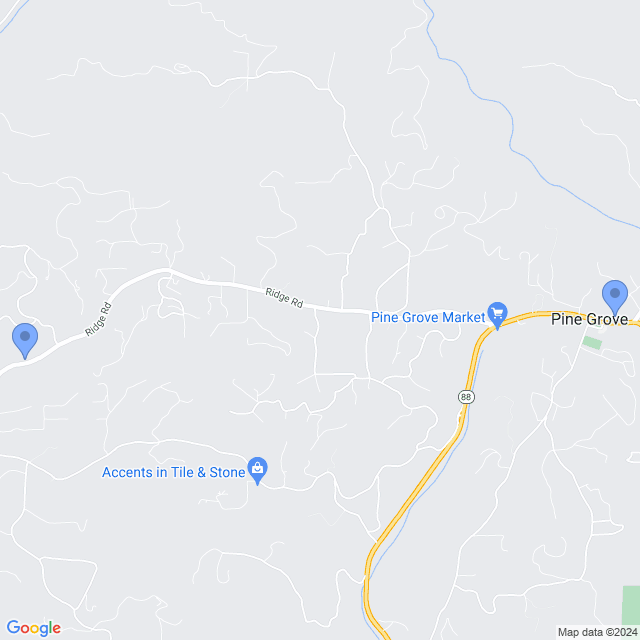 Map of veterinarians in Pine Grove, CA