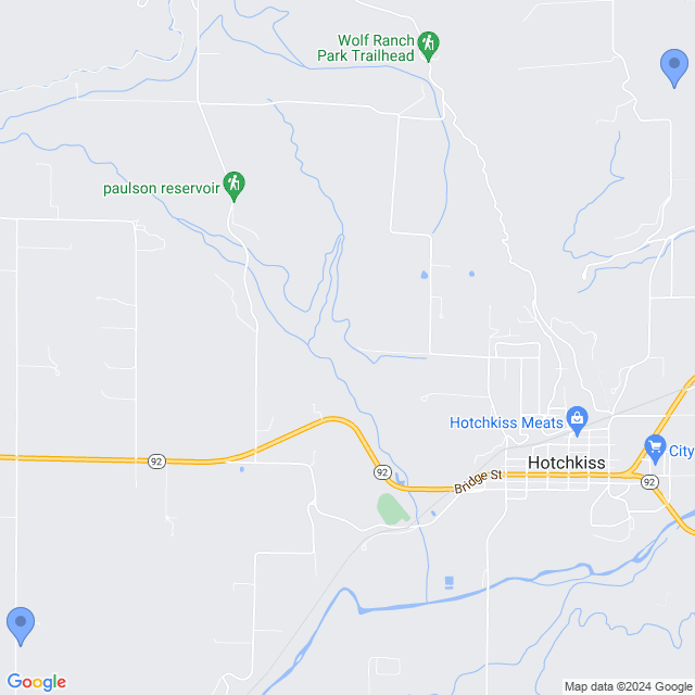 Map of veterinarians in Hotchkiss, CO