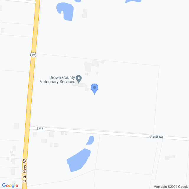 Map of veterinarians in Russellville, OH