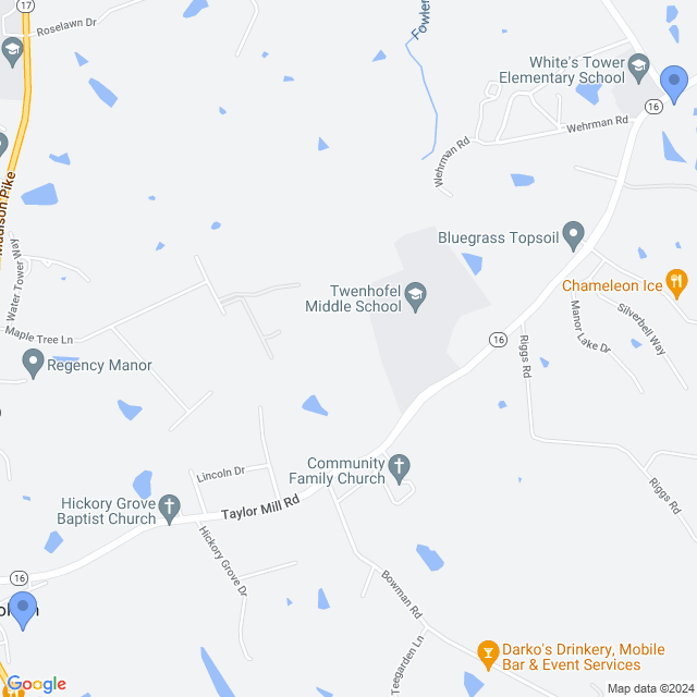 Map of veterinarians in Independence, KY