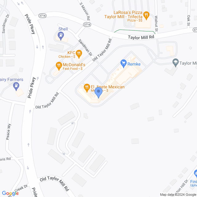 Map of veterinarians in Taylor Mill, KY