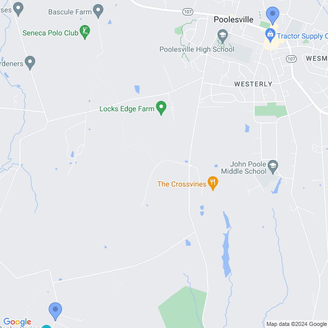 Map of veterinarians in Poolesville, MD