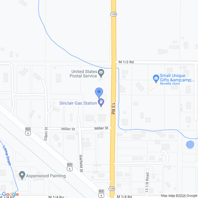 Map of veterinarians in Loma, CO