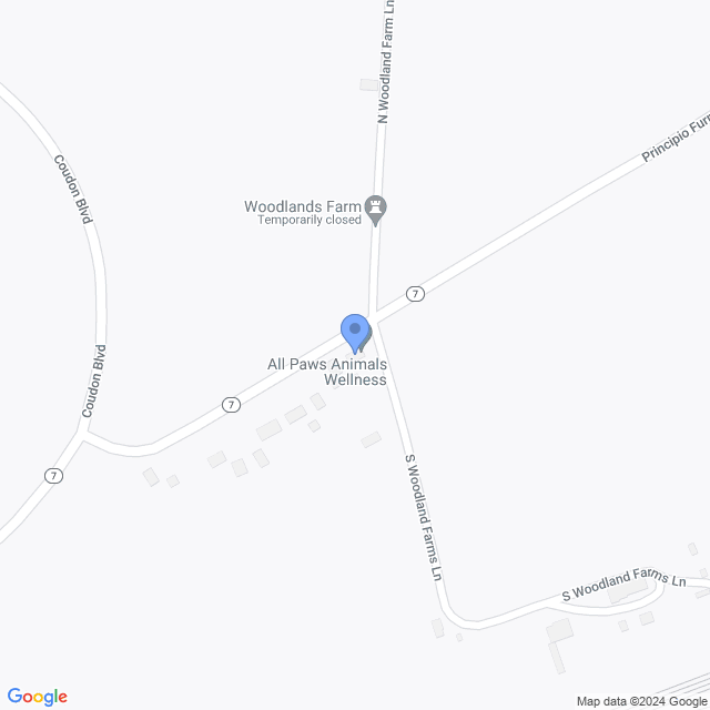 Map of veterinarians in Perryville, MD