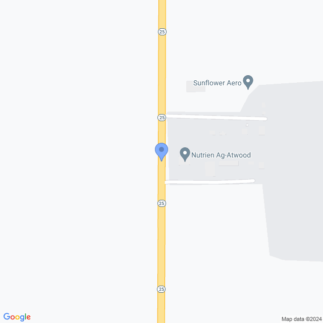Map of veterinarians in Atwood, KS