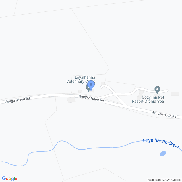 Map of veterinarians in Stahlstown, PA