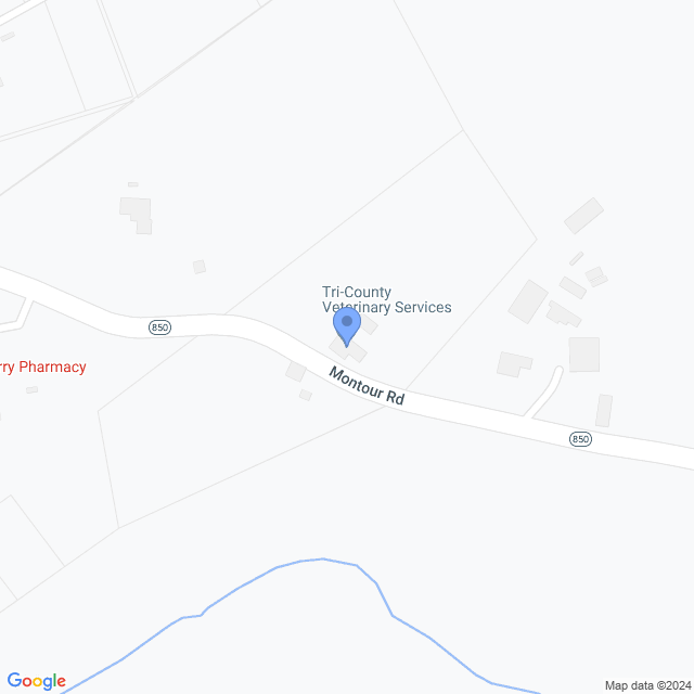 Map of veterinarians in Loysville, PA