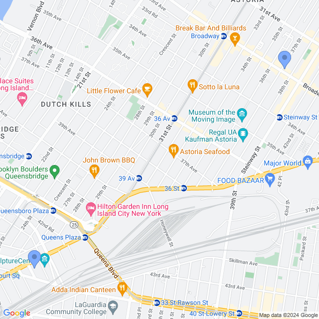 Map of veterinarians in Queens, NY