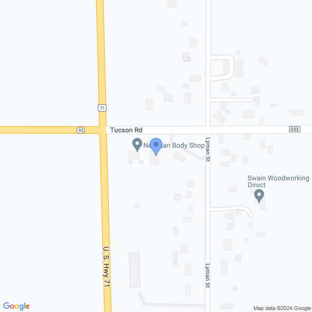 Map of veterinarians in Griswold, IA