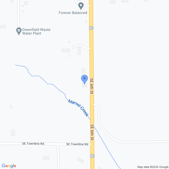 Map of veterinarians in Greenfield, IA