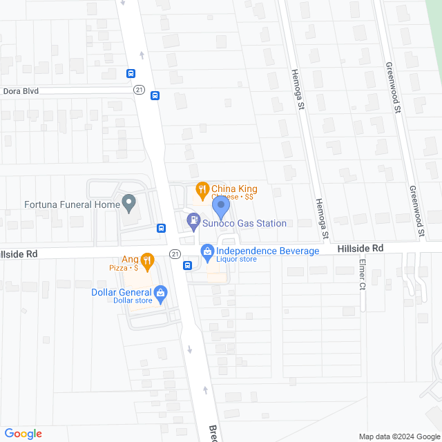 Map of veterinarians in Independence, OH