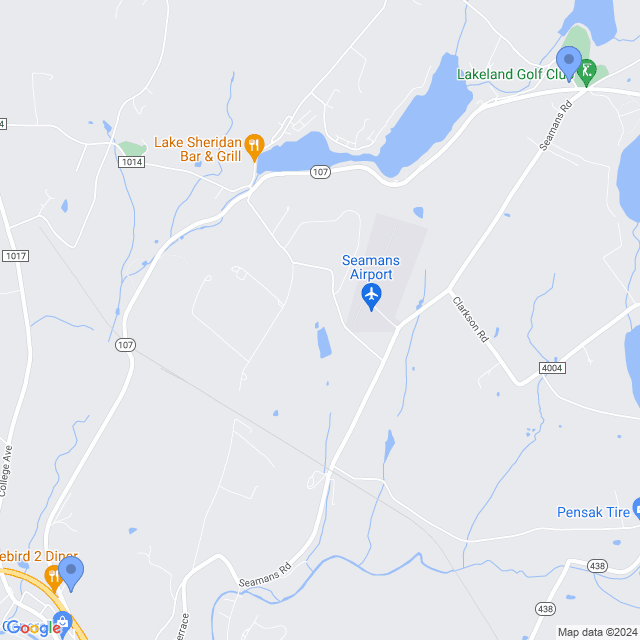 Map of veterinarians in Factoryville, PA