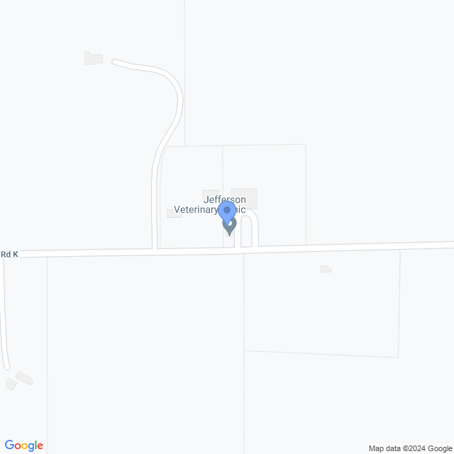 Map of veterinarians in West Unity, OH