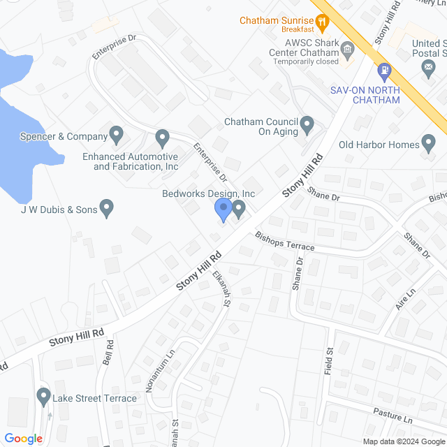 Map of veterinarians in Chatham, MA