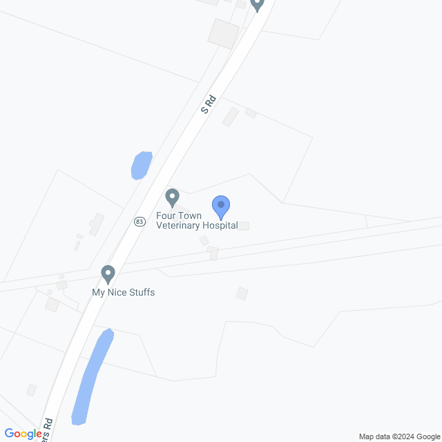 Map of veterinarians in Somers, CT