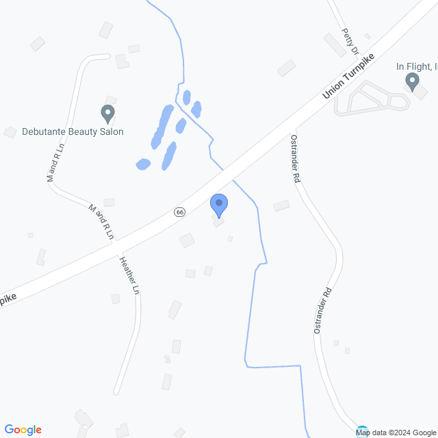 Map of veterinarians in Ghent, NY