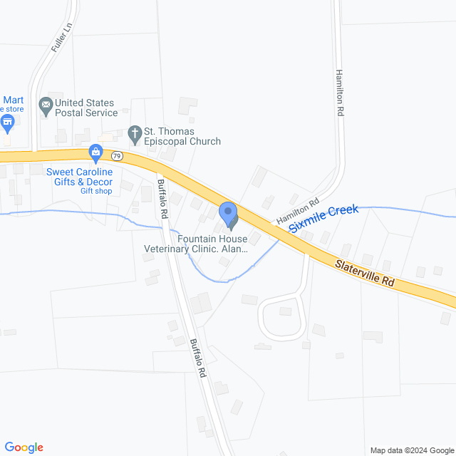 Map of veterinarians in Brooktondale, NY