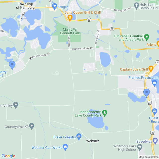 Map of veterinarians in Whitmore Lake, MI
