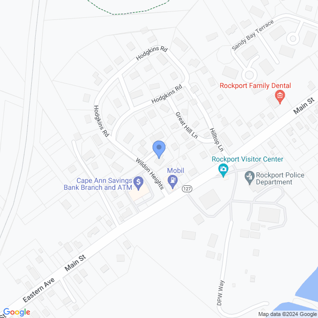 Map of veterinarians in Rockport, MA