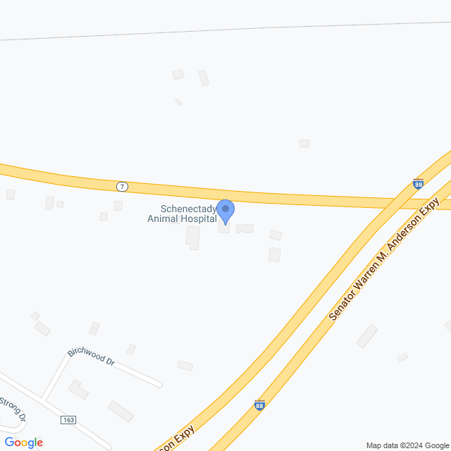 Map of veterinarians in Duanesburg, NY