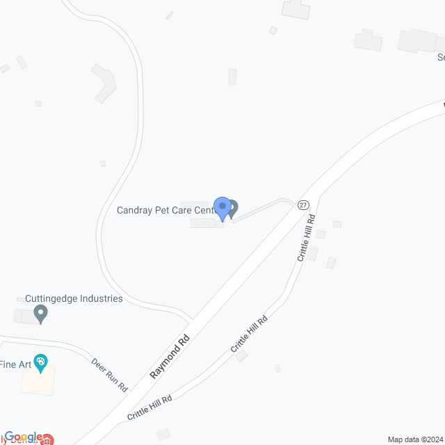 Map of veterinarians in Candia, NH
