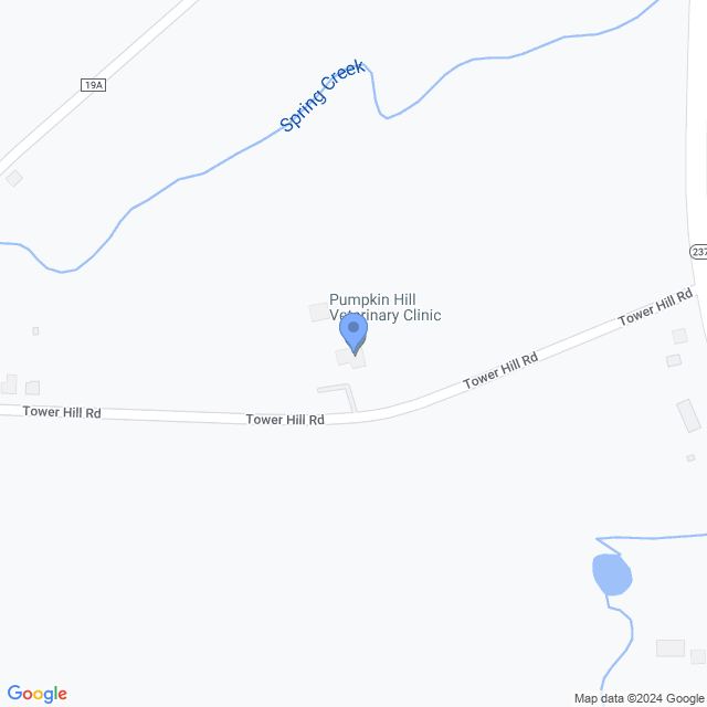 Map of veterinarians in Byron, NY