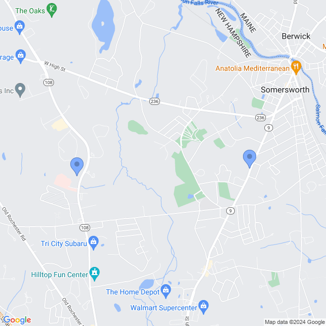 Map of veterinarians in Somersworth, NH