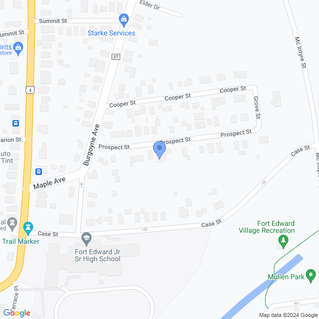 Map of veterinarians in Fort Edward, NY