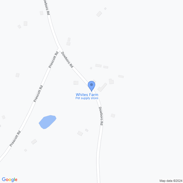 Map of veterinarians in Pittsfield, NH