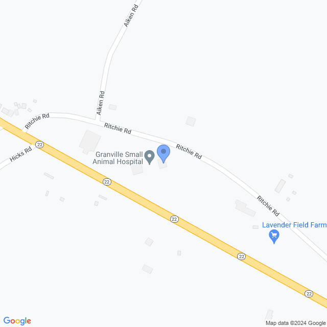 Map of veterinarians in Middle Granville, NY