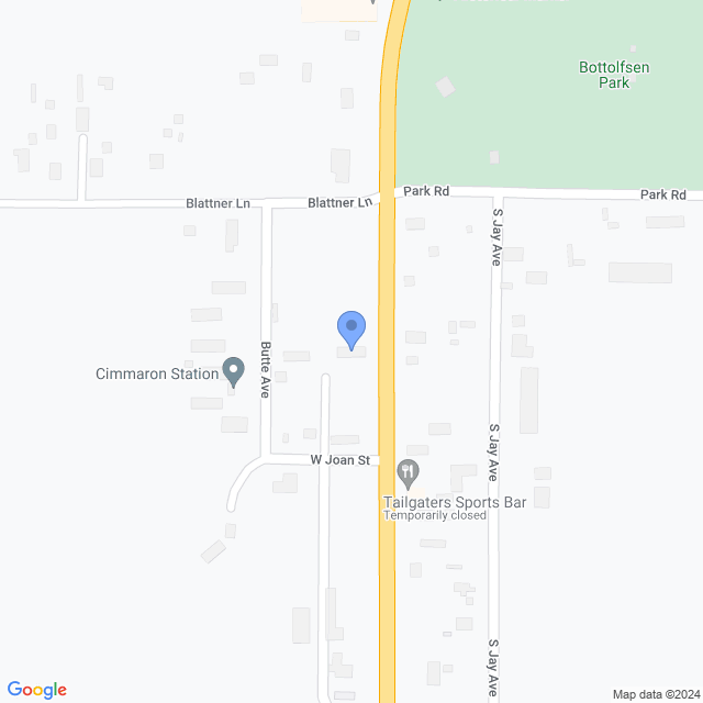Map of veterinarians in Arco, ID