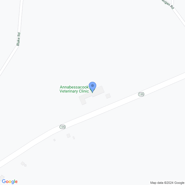 Map of veterinarians in Monmouth, ME
